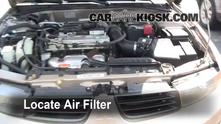 2002 Mitsubishi Galant ES 2.4L 4 Cyl. Air Filter (Engine)